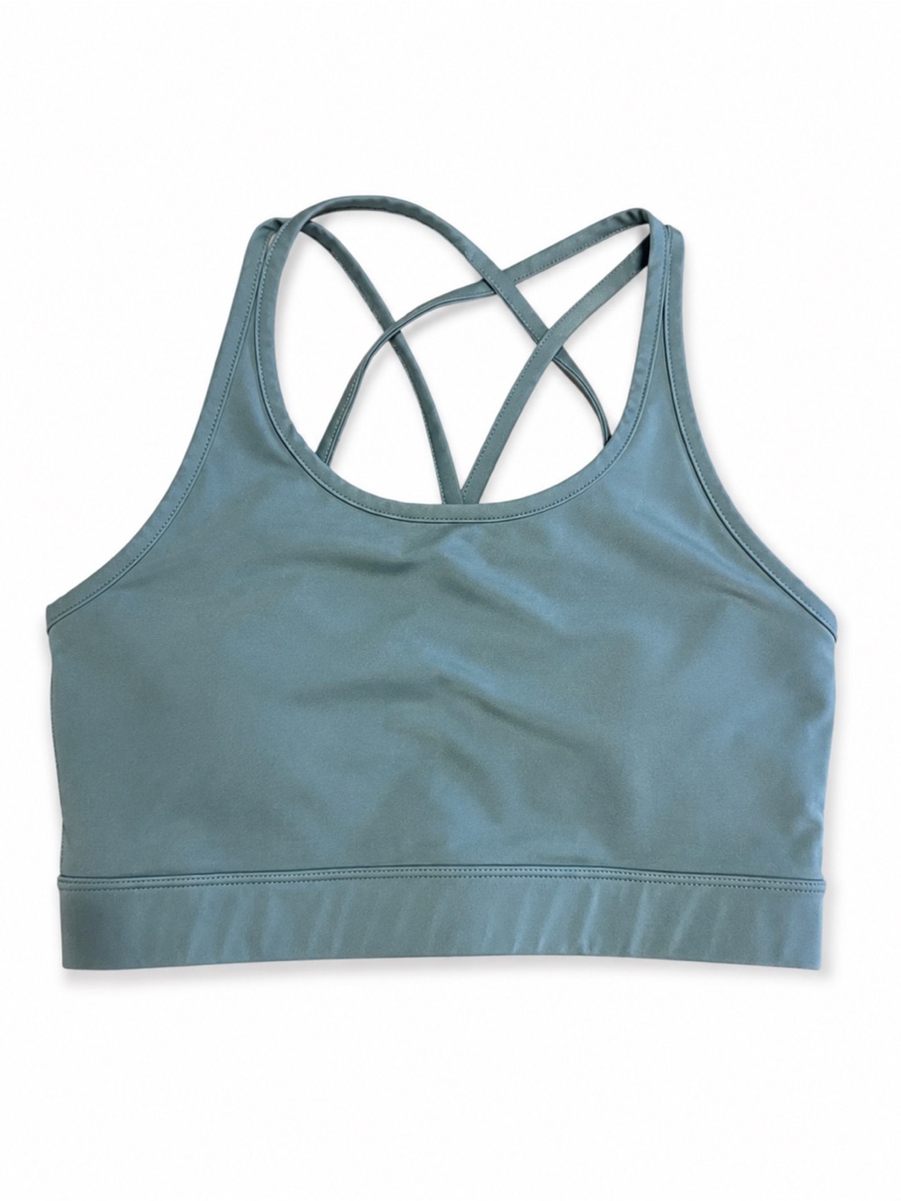 Threads 4 Thought Crisscross Sports Bra - Slate Blue